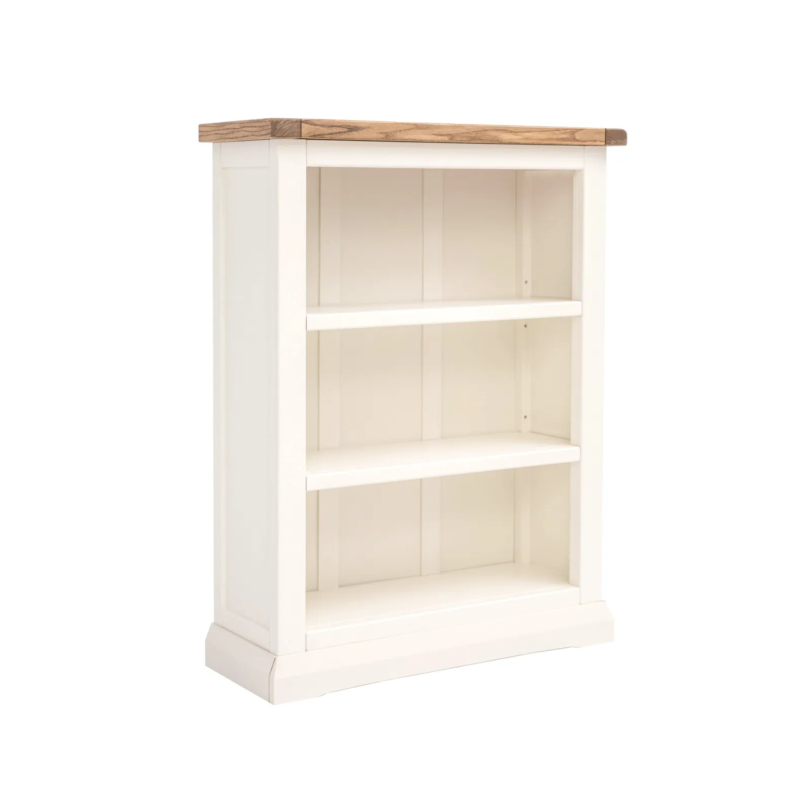 Cabinet Bits Bookcase with Plinth 90x70x25cm in Off-White 2