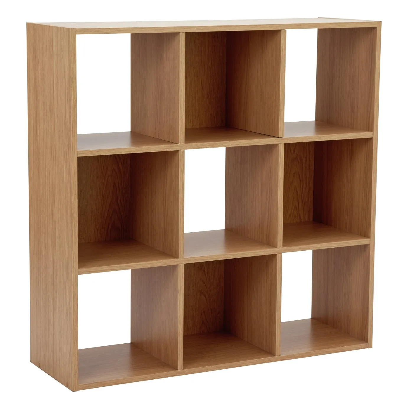 Habitat Squares 9 Cube Storage Unit - Oak Effect