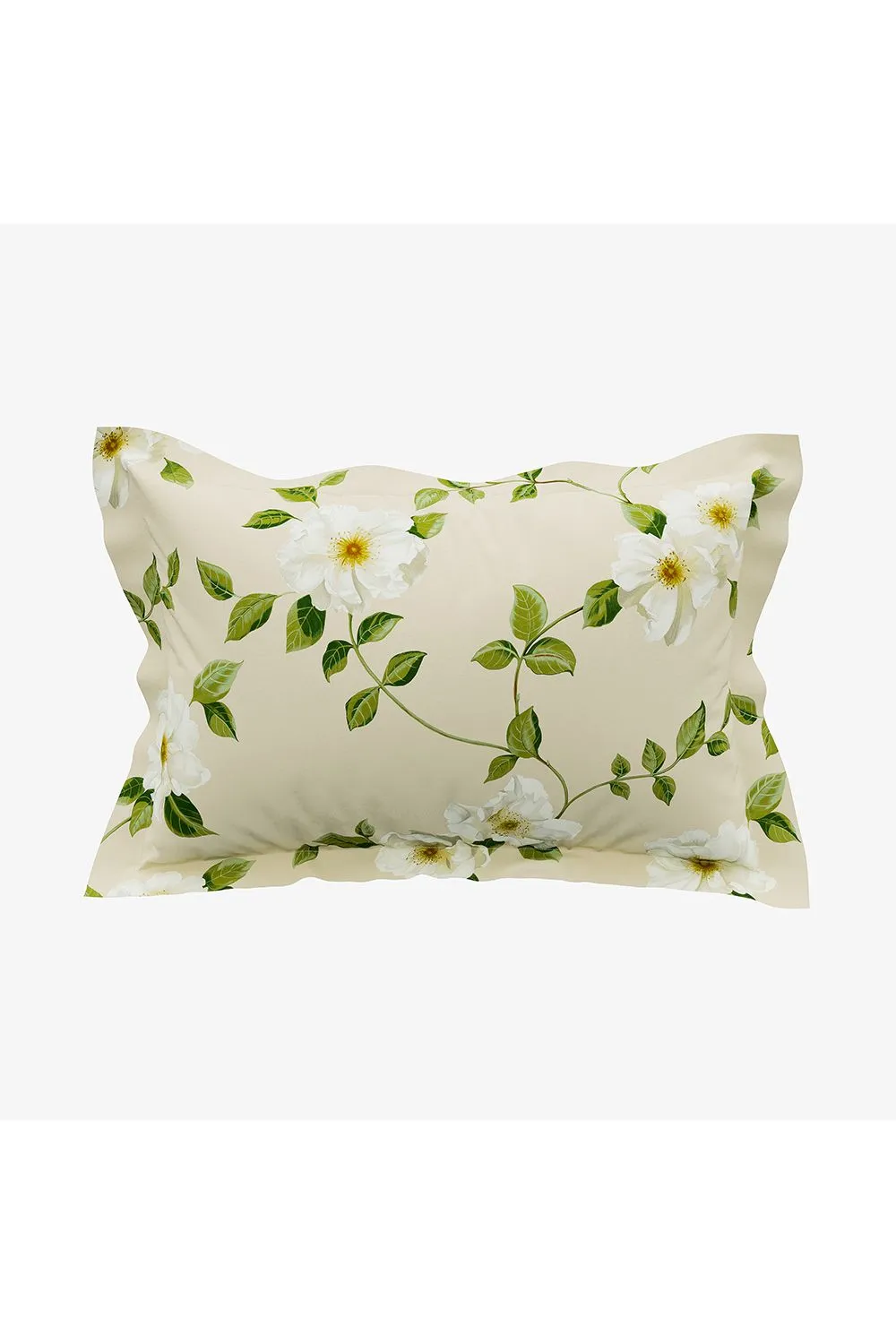 Sanderson 'Poets Rose' Cotton Duvet Cover Set in Natural 3
