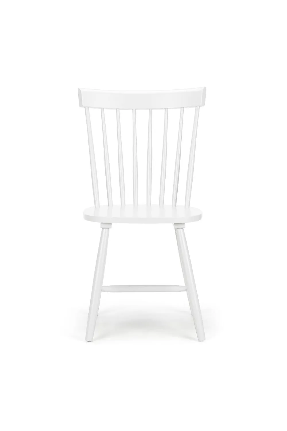 Julian Bowen Torino Spindle Back Dining Chair (Set of 2) in White 5