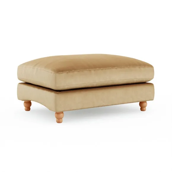 Martha Vintage Velvet Footstool 4