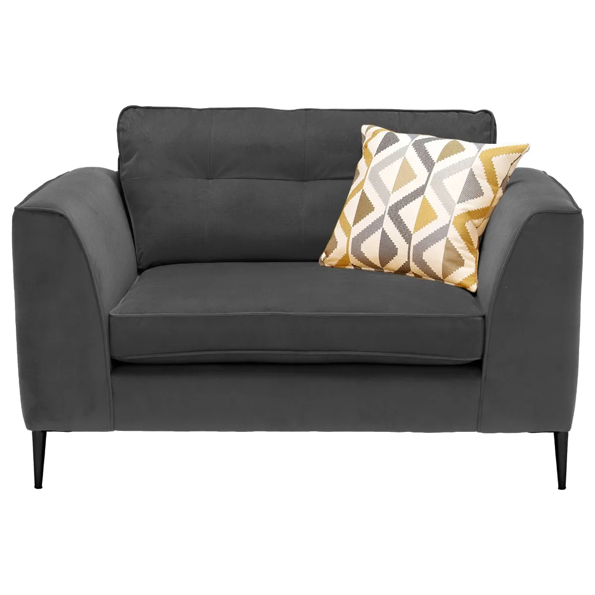 Conza Snuggle Chair, Plush Charcoal