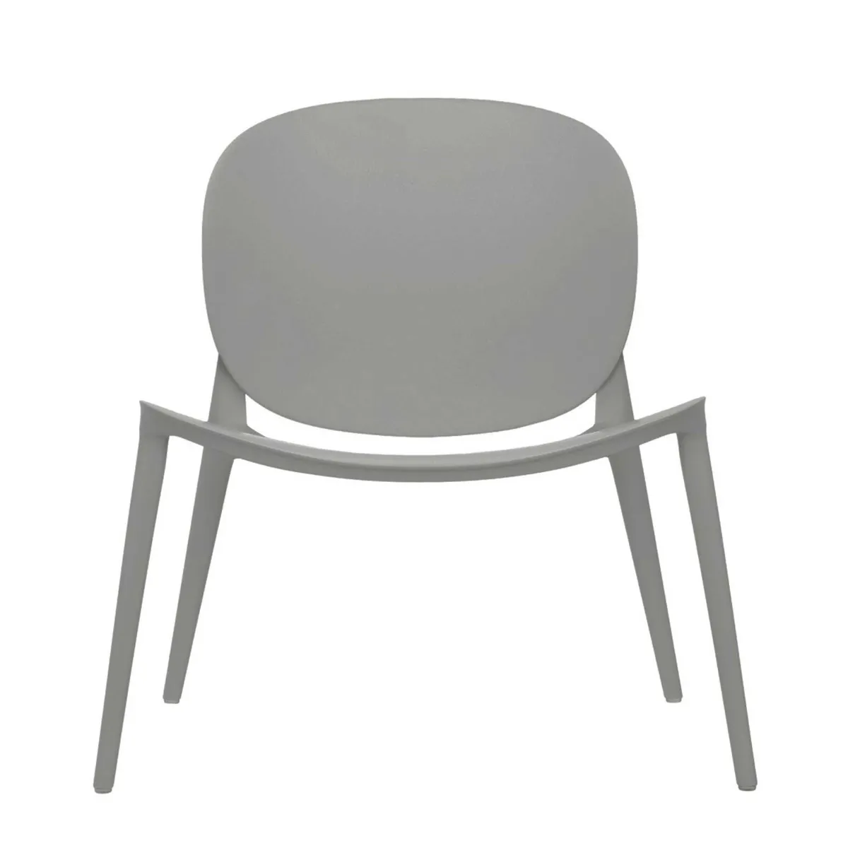 Kartell Be Bop Lounge Chair, Grey Plastic | Barker & Stonehouse 3