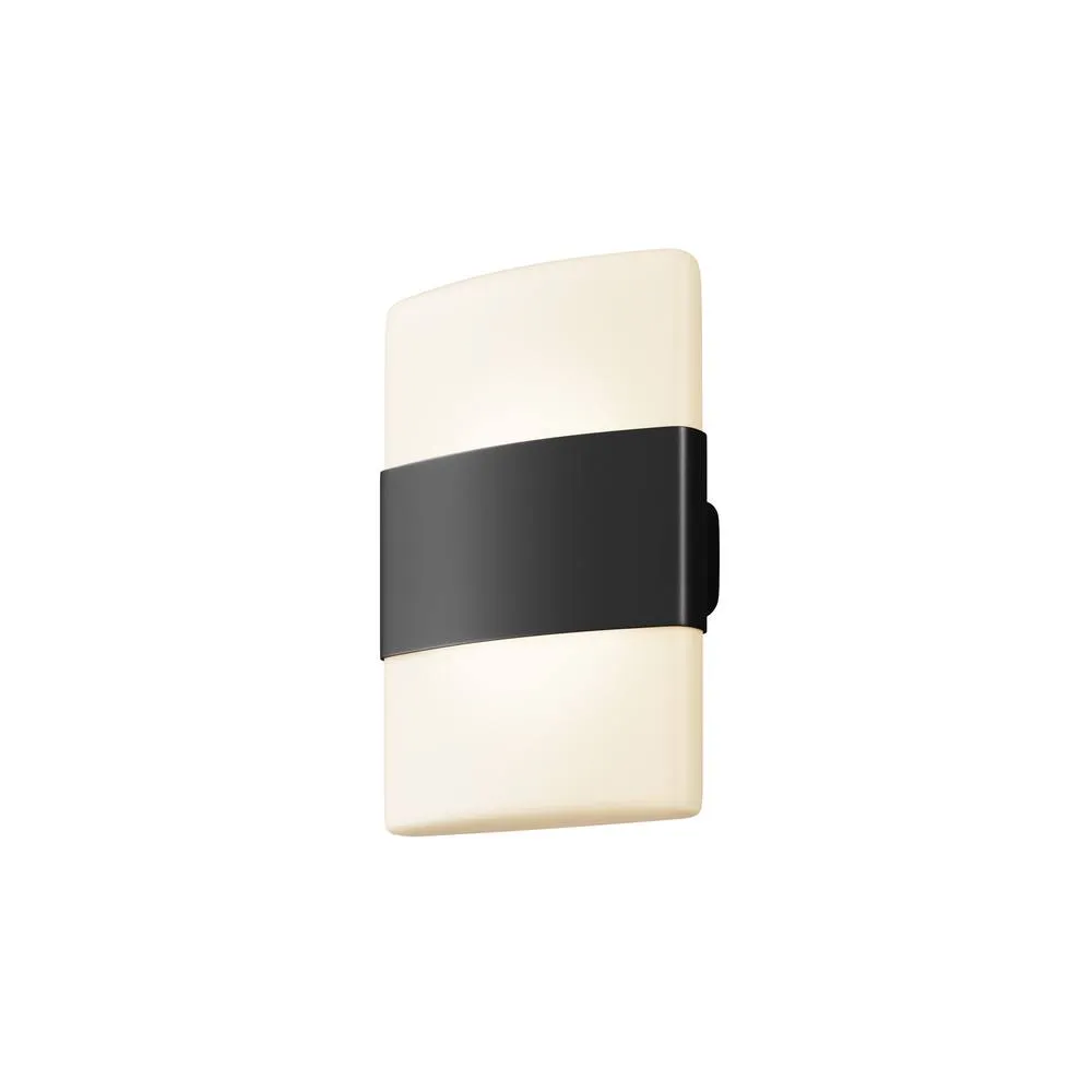 Netlighting Rom Up Down Outdoor Modern Wall Lamp Graphite 3000K 1300lm IP54 in Grey