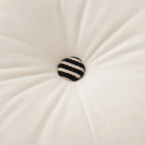 Chenille Stripe Round Cushion 2