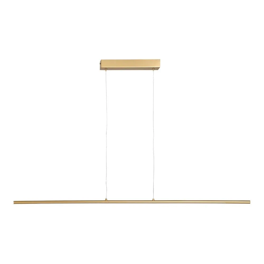 Saber LED Long Pendant Light Gold 2