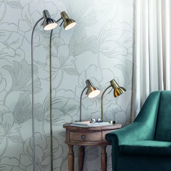 Vogue Aldo Industrial Adjustable Floor Lamp 6