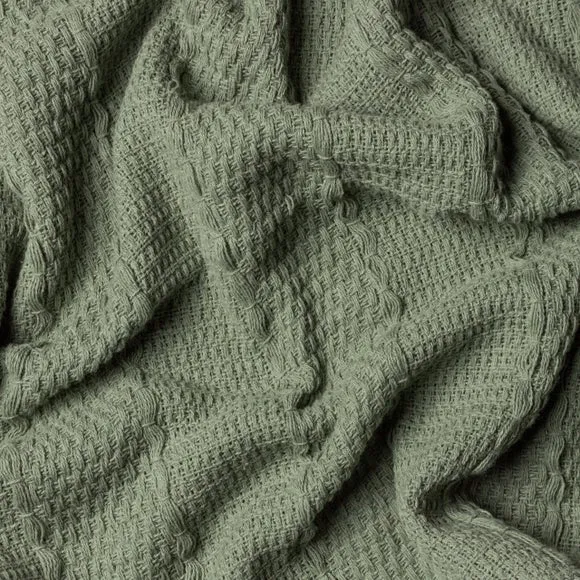 Yard Caliche Woven Cotton Throw Blanket 130cm x 180cm 2