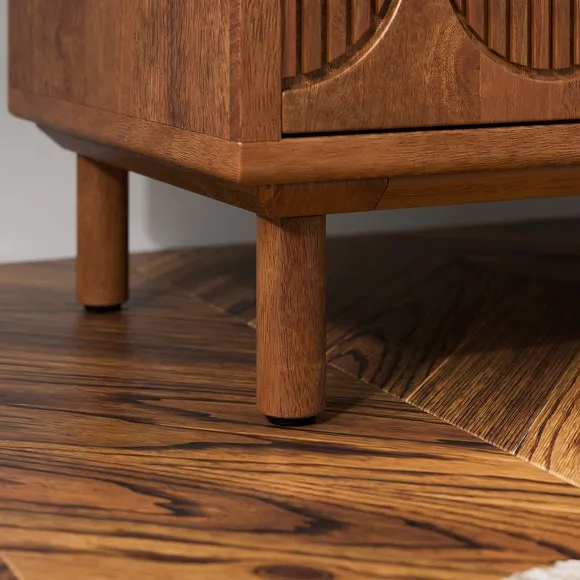Khari Extra Wide Sideboard, Midtone Mango Wood 6