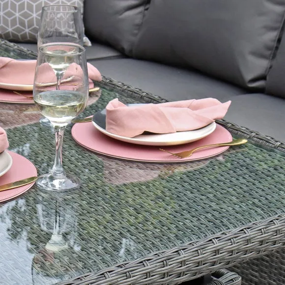 Paris 7 Seater Corner Adjustable Dining Set 5