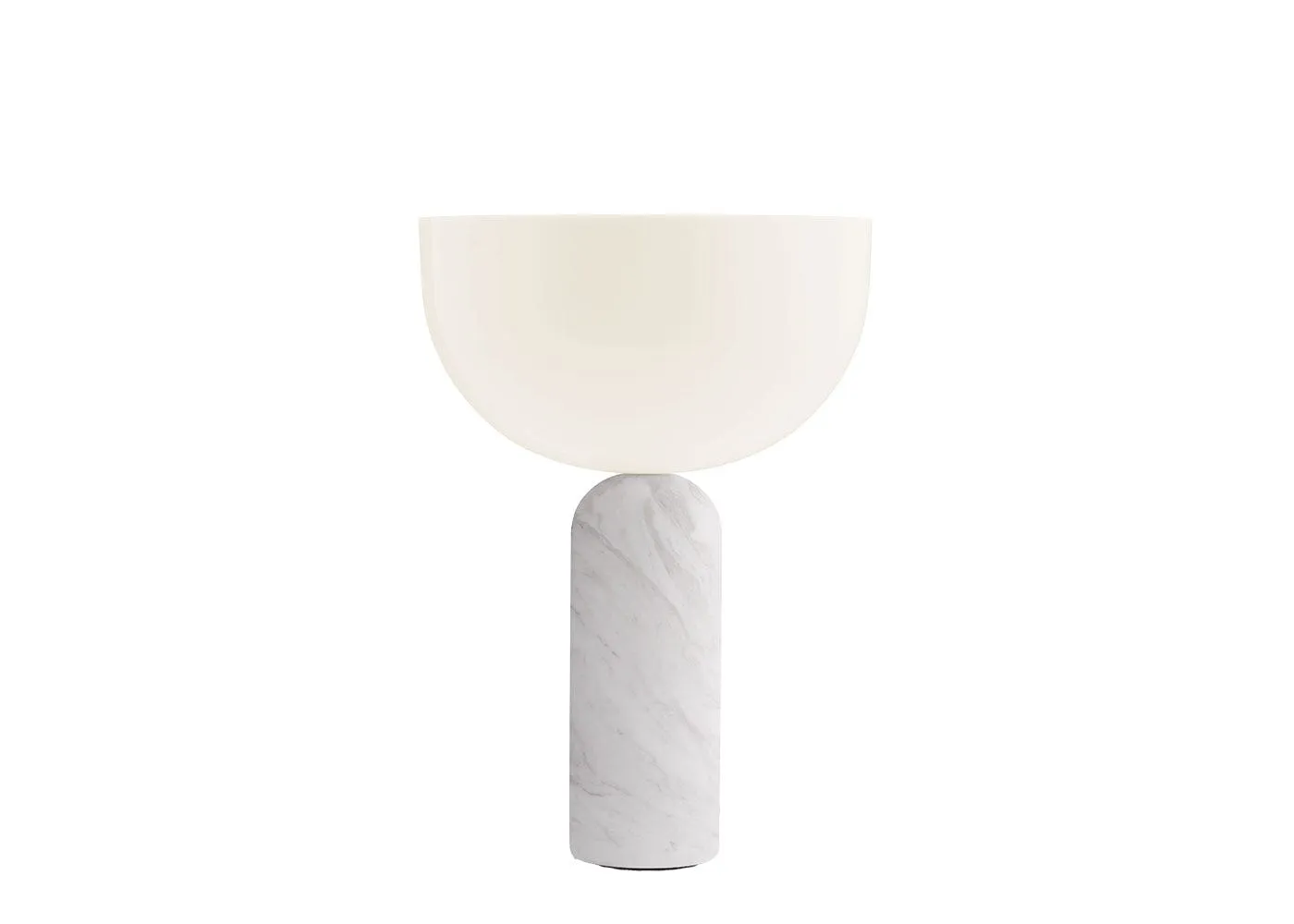 New Works Kizu Table Lamp White Marble Small 1