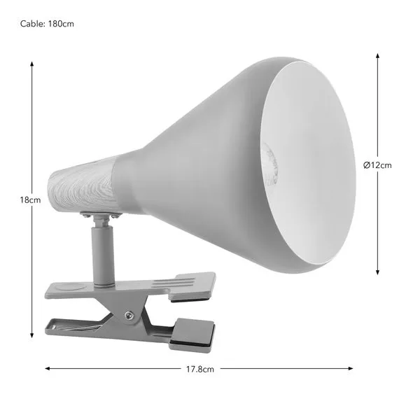 Wolston Adjustable Clip-On Task Table Lamp 6