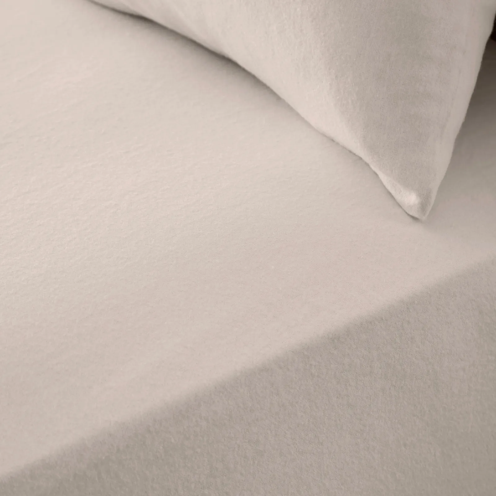 Simply Brushed Cotton Fitted Sheet Natural