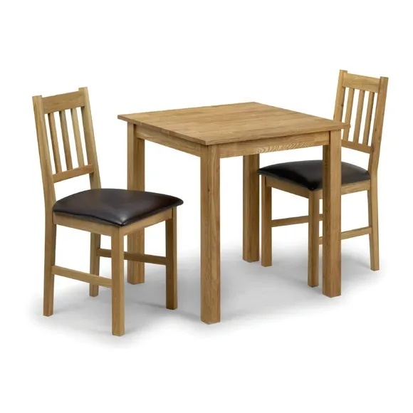 Coxmoor 4 Seater Square Dining Table, Solid Oak 5