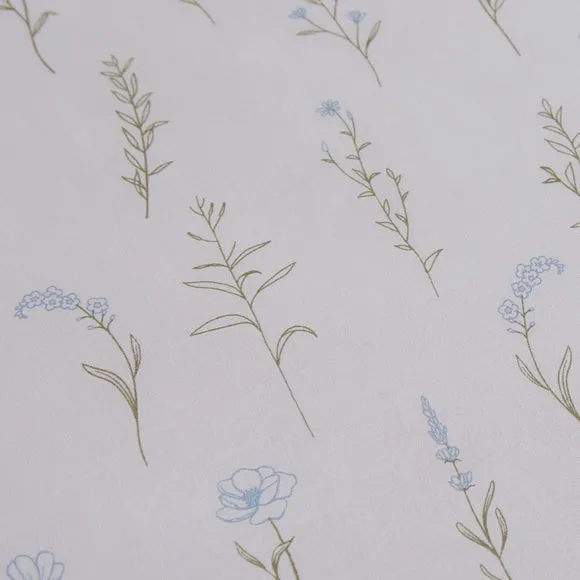 Simple Floral Cotton TENCEL Duvet Cover & Pillowcase Set 3