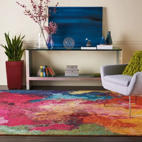 Multi Coloured Celestial Palette Rug 3
