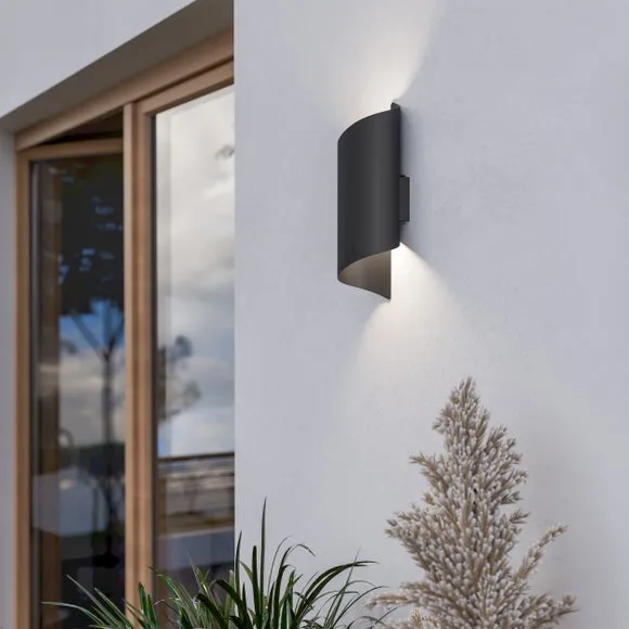 EGLO Montarello 2 Light Colour Changing LED Outdoor Wall Light