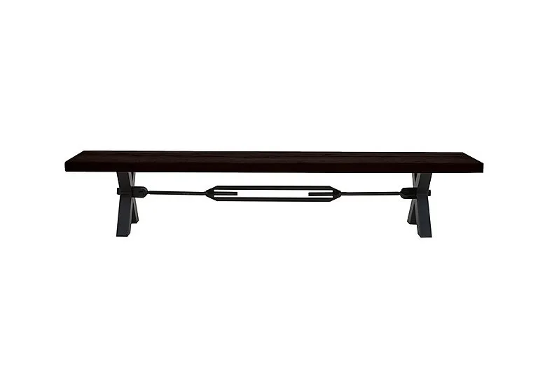 Terra Dining Bench with Tension Bolt X-Leg - 180-cm