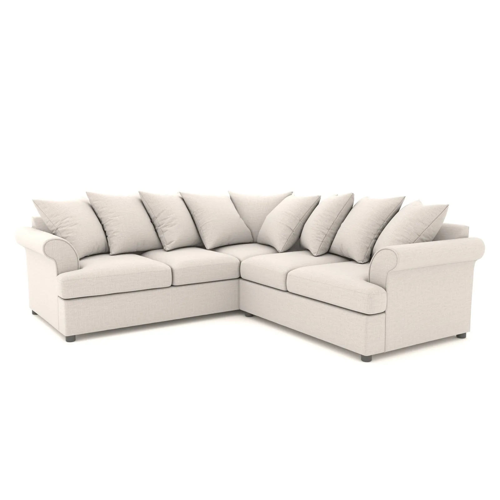 Melissa Alabaster Corner Sofa Off White