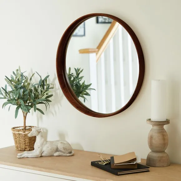 Elements Round Framed Wall Mirror 1