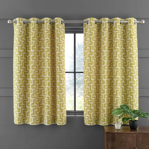 Sonora Chenille Eyelet Curtains 5