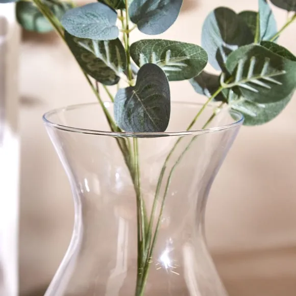 Small Clear Bouquet Glass Vase 2