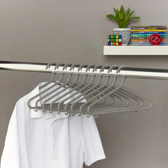 Set of 10 Kids Plastic Hangers