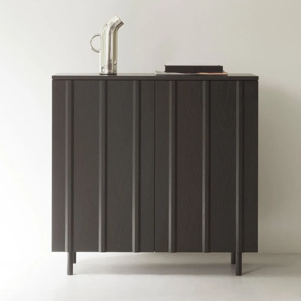 Normann Copenhagen Rib Cabinet in Soft Black 4