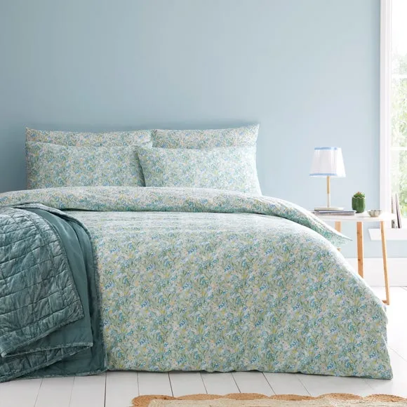 Harriet Meadow Polycotton Duvet Cover & Pillowcase Set 6