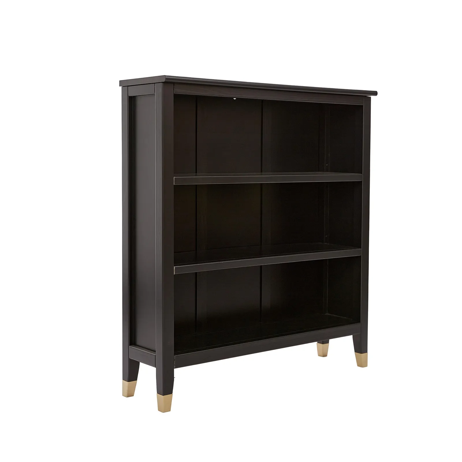 Cabinet Bits Palazzi 3 Tier Bookcase H97 W89 D25cm in Black 2