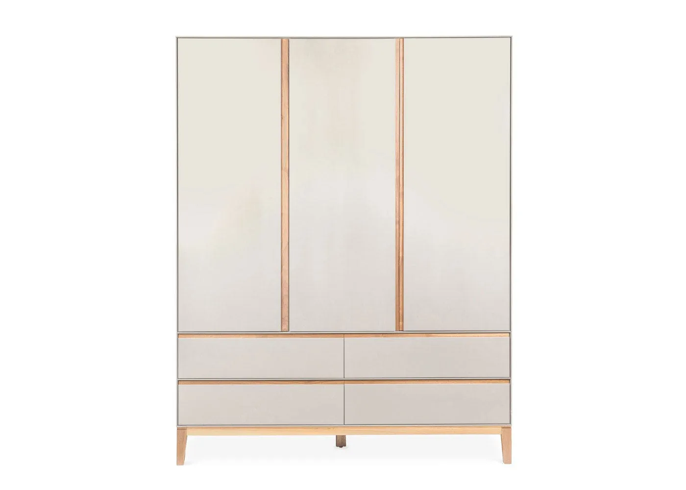 Heal's Lars Triple Wardrobe in Cashmere and Oak 1