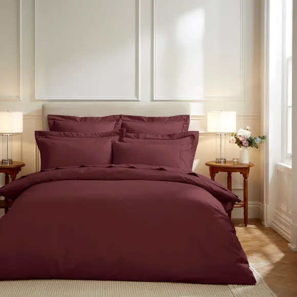 Dorma Crisp & Fresh 400 Thread Count Egyptian Cotton Percale Duvet Cover