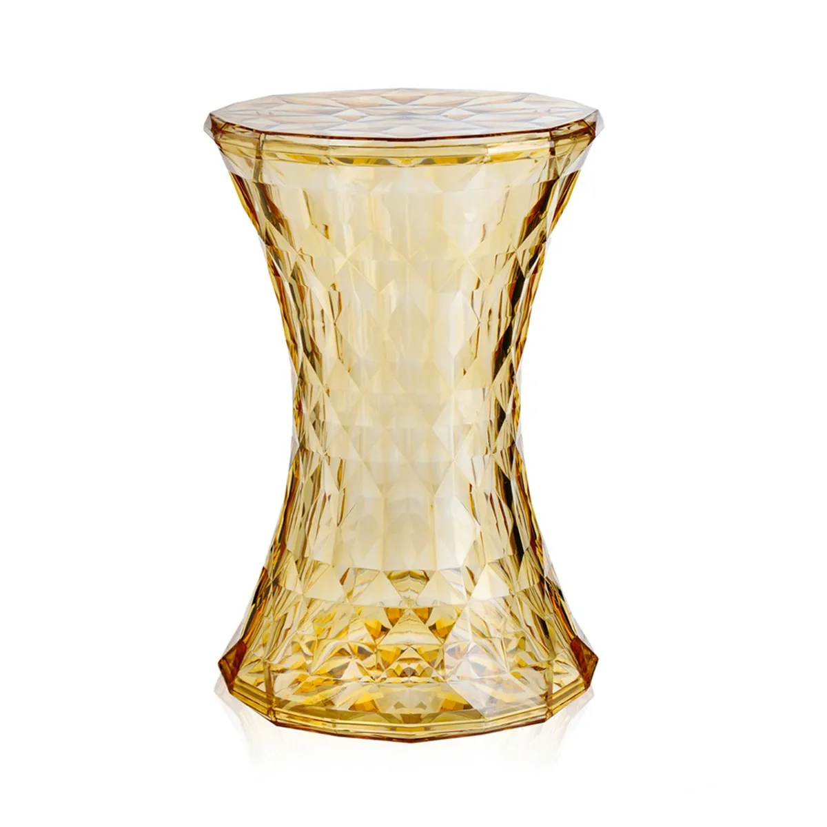 Kartell Stone Stool, Yellow Plastic | Barker & Stonehouse