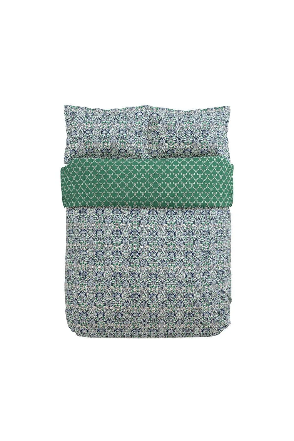 Morris & Co 'Little Chintz' Cotton Percale Duvet Cover Set 3