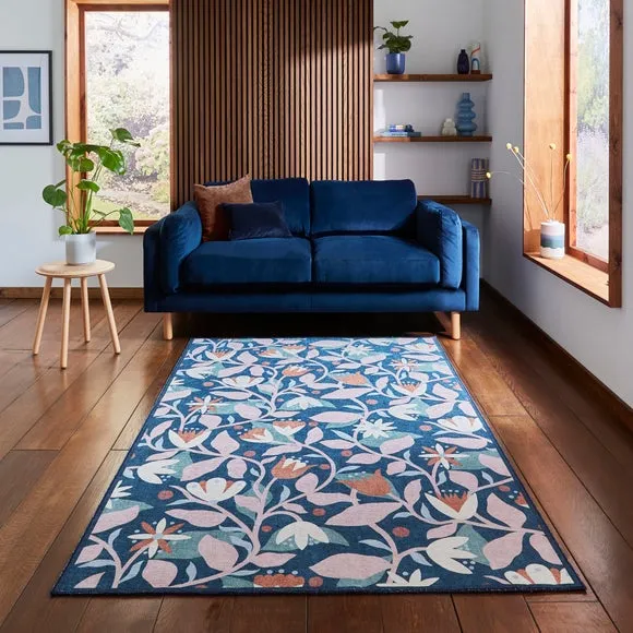 Scion Dancing Daisies Washable Rug 1