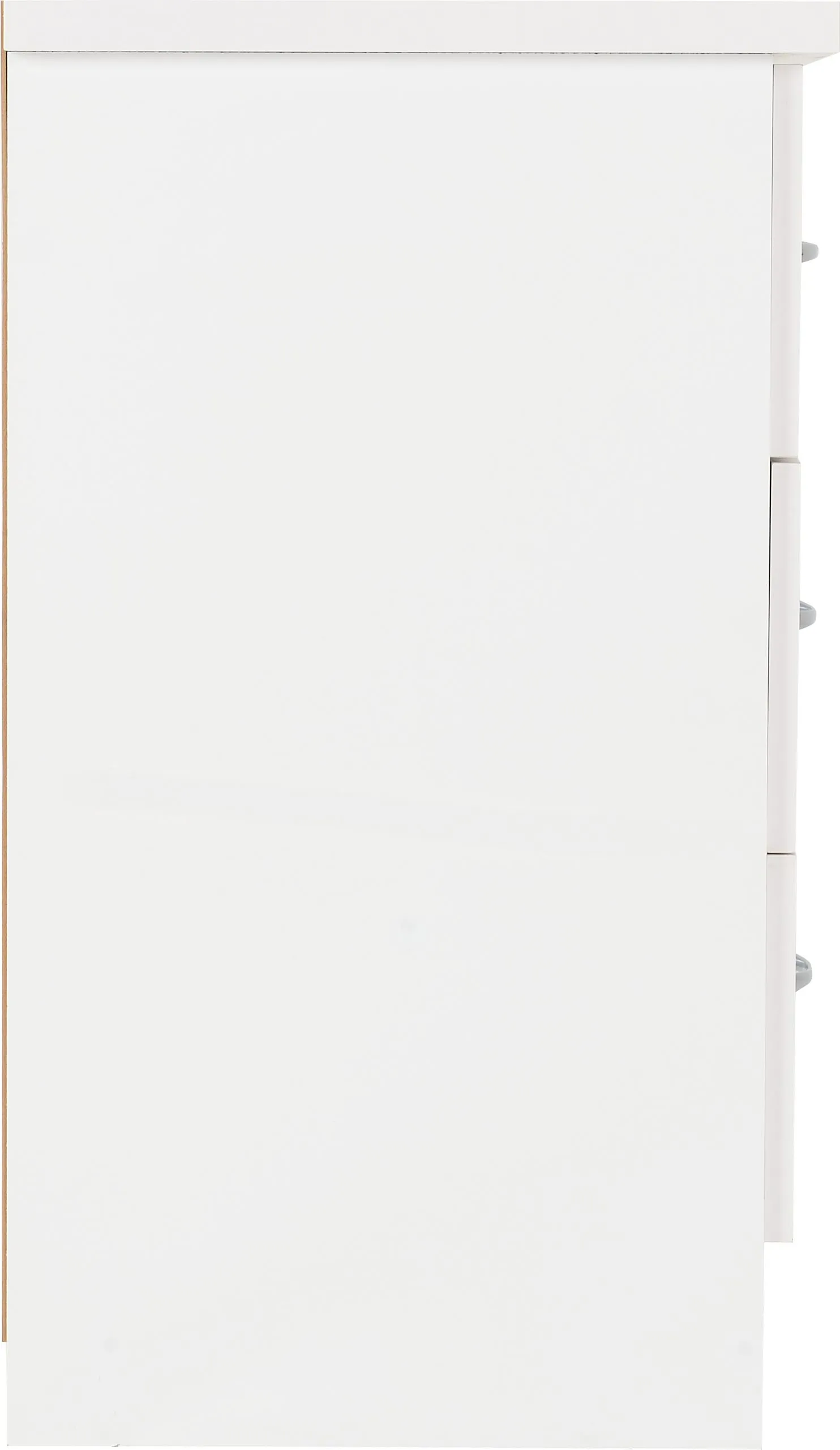Seconique Nevada 3 Drawer Chest in White 6