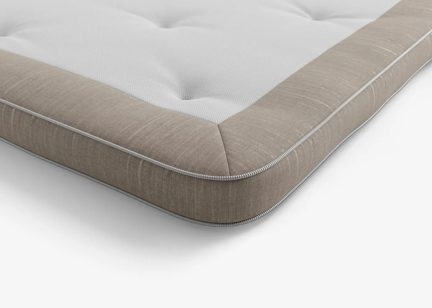Carpe Diem Beds Luxury Mattress Topper Continental King in Ro Asuri Cashew 3