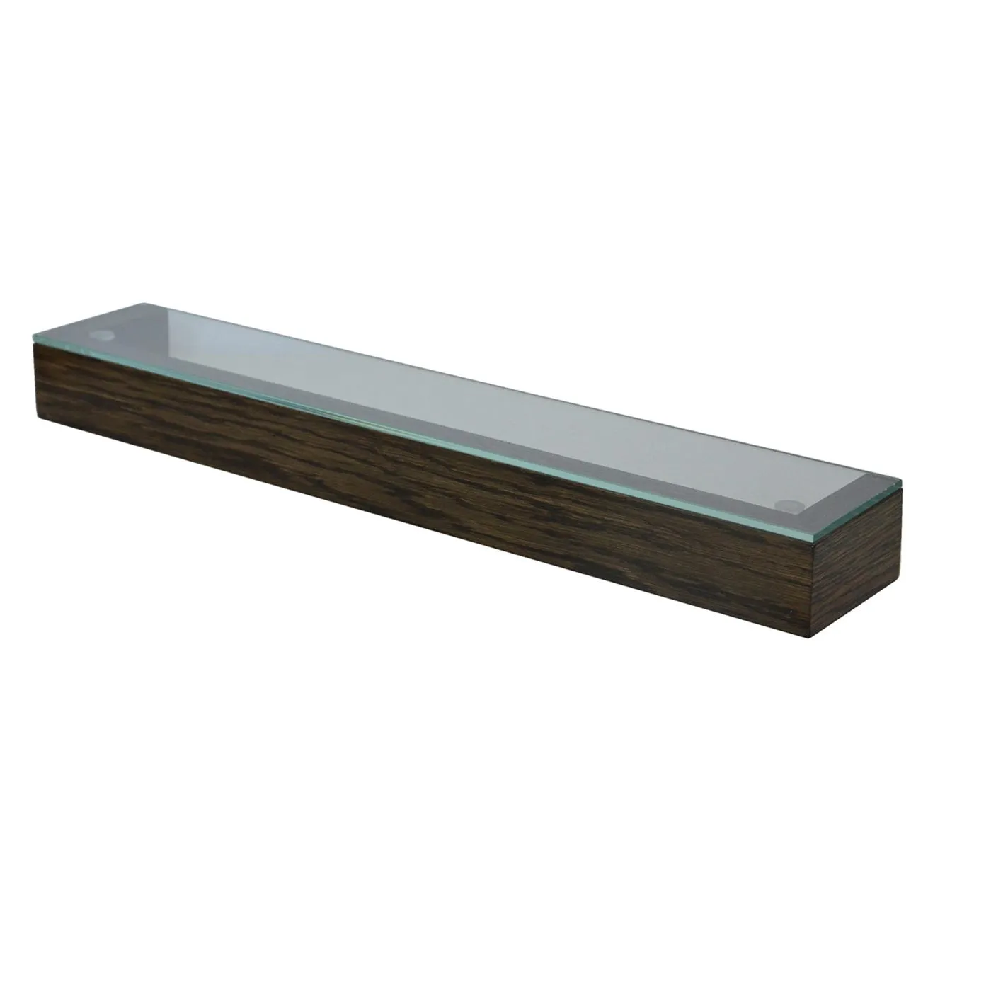 Wireworks Dark Oak Glass Shelf 1