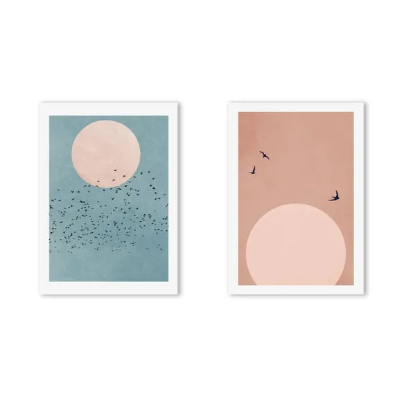 East End Prints Set of 2 Fly Away Prints 2