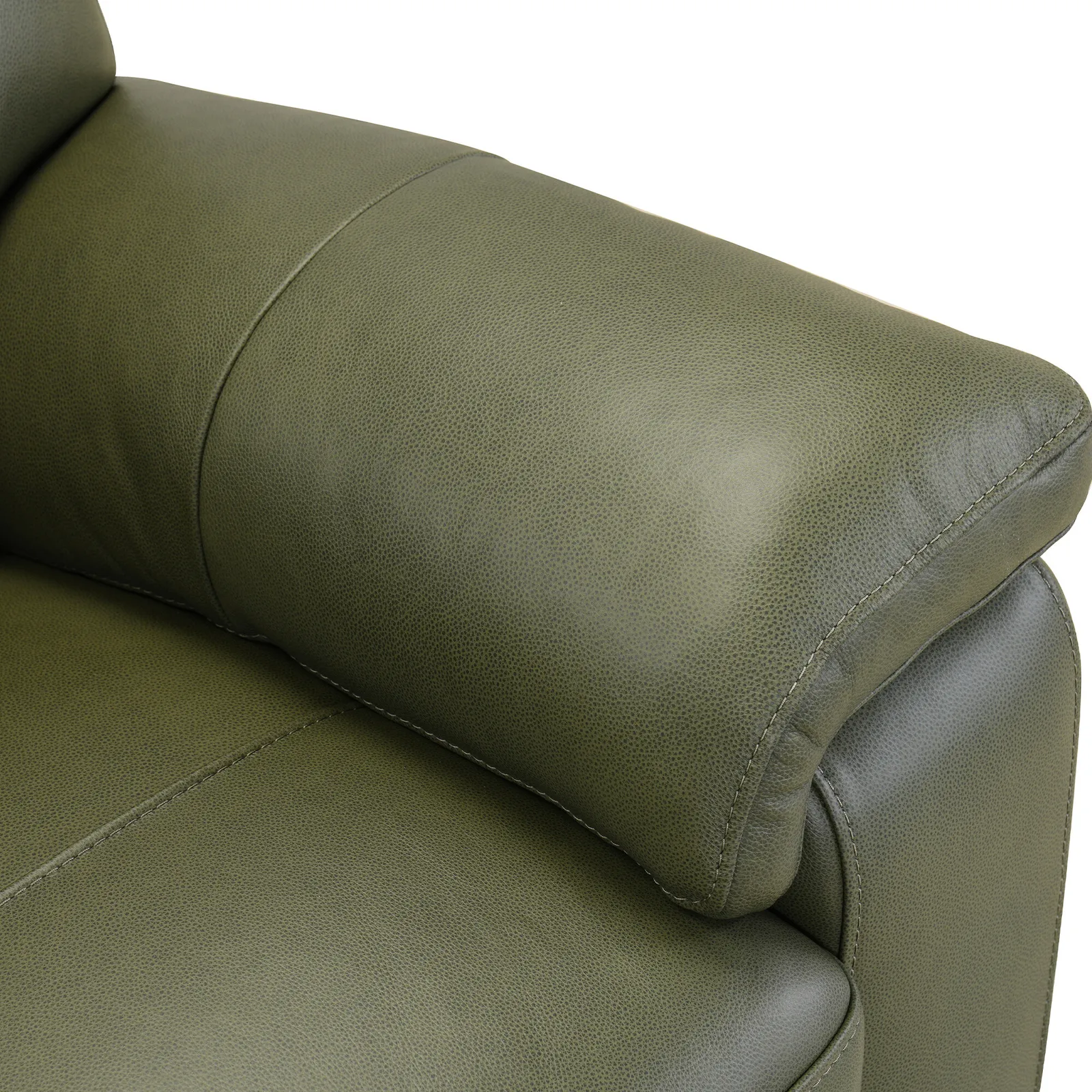 Clark 2 Seater- New Spec Sofa, Grey Leather | Barker & Stonehouse 4