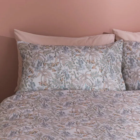 Tropics Floral Duvet Cover and Pillowcase Set 4