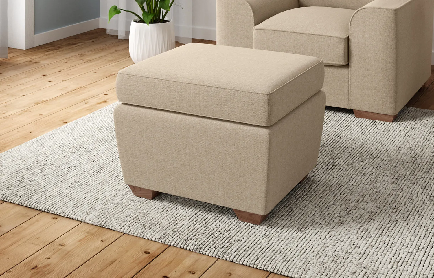 M&S Nantucket Storage Footstool