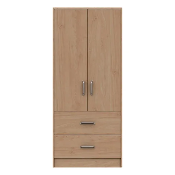 Florine Double 2 Drawer Wardrobe