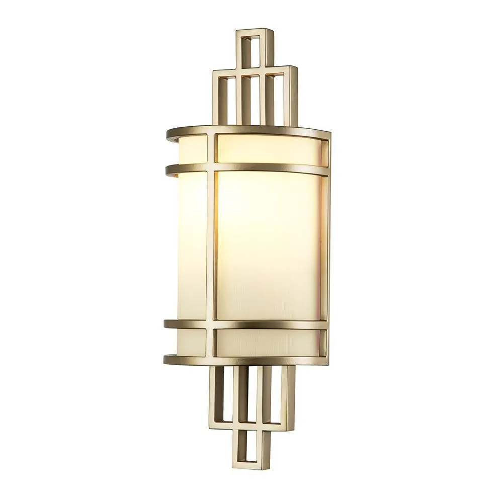 Netlighting Fusion Flush Wall Lamp Painted Natural Brass in Gold