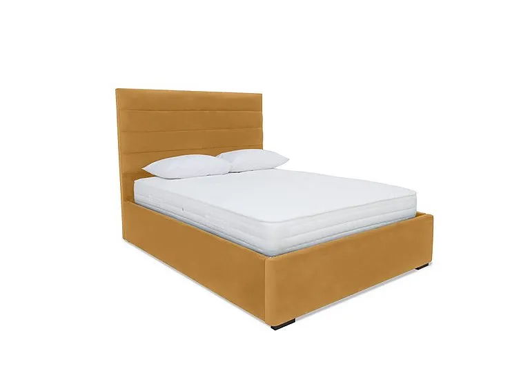 Horizon Electric Ottoman Bed Frame - Small Double - Plush Corn