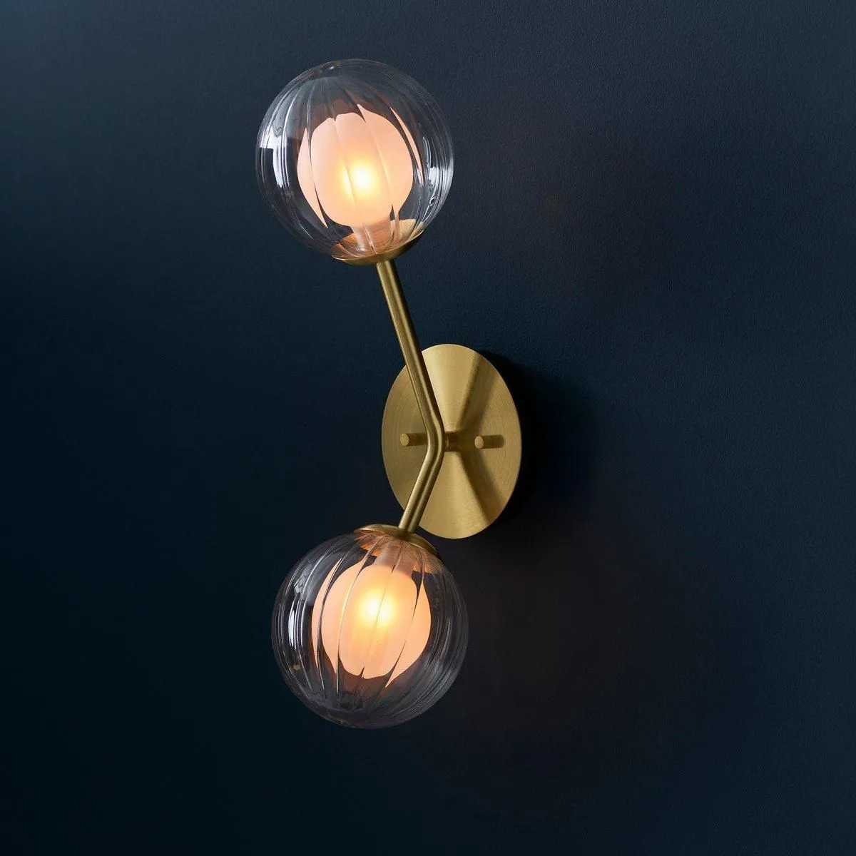 Netlighting 'ROME' Dimmable Stylish Contemporary Indoor Decorative Metal Wall Lamp in Yellow 2