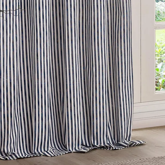 Yard Hebden Striped Pencil Pleat Curtains (Blackout Available) 4