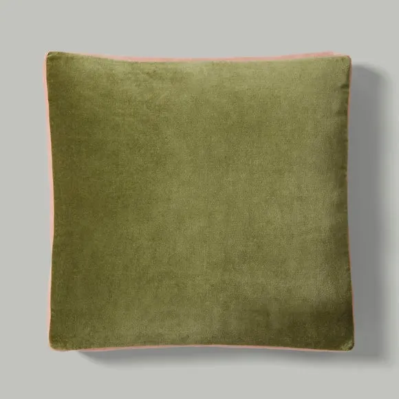 Box Edge Cotton Velvet Cushion 3