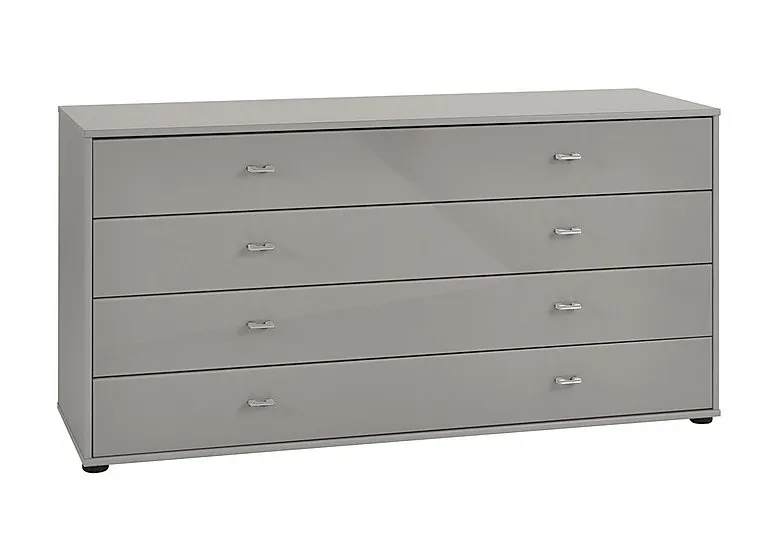 Santa Cruz 4 Drawer Chest - Grey
