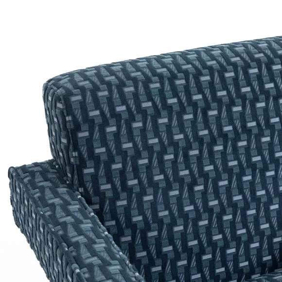 Tatee Cut Velvet Modern Accent Chair 2
